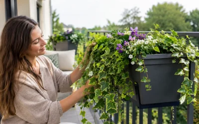 Rośliny zwisające do skrzynek na balkon